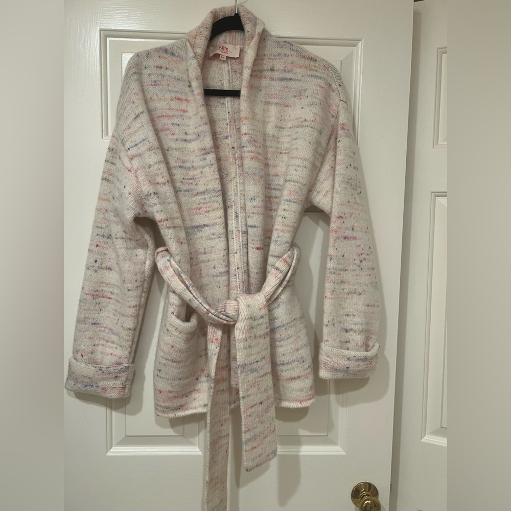 Kilte Collection Hannah Wrap Multicolor Cashmere Cardigan One Size